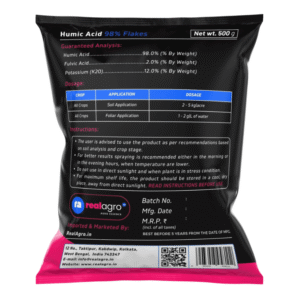 Humic Acid 98 % Flakes – Soil Fertility Enhancer (500g)