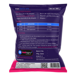 Iron EDTA 12% – Essential for Chlorophyll Formation (500g)