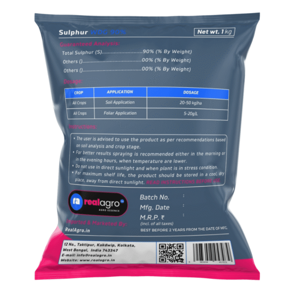 Sulphur WDG 90 % – Soil Conditioner & Fungicide (1kg) - Image 2