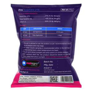 Zinc Sulphate 21 % – Water-Soluble Micronutrient (1kg)