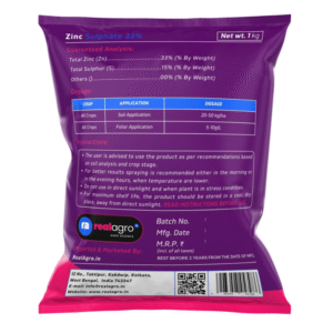 Zinc Sulphate 33 % – High-Purity Micronutrient (1kg)